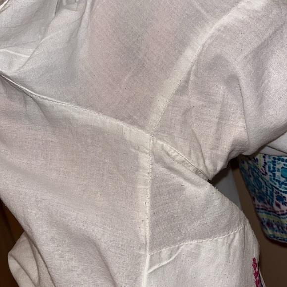 Catherine’s woman’s tunic size 1X 18/20W boho top with embroidery/embellishment - Picture 11 of 11